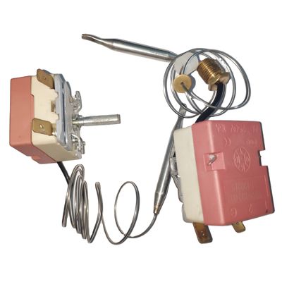 Termostato capilar de secador eléctrico con baja temperatura y rango de temperatura de 50 a 250