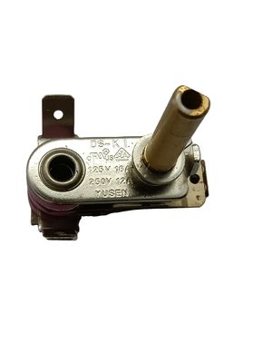 VDE 250V / 12A corriente y 5C% tolerancia piezas de repuesto de máquinas de coser piezas de hierro 2128 termostato