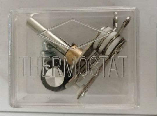 VDE Tensión corriente 250V / 12A 120V termostato ajustable bimetal 96 termostato de hierro