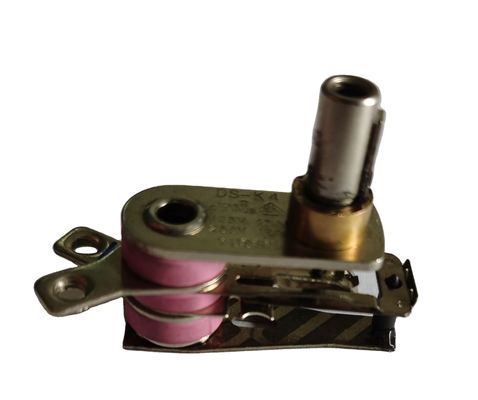 Interruptor de temperatura del termostato bimetal de 250V 12A con tolerancia del 5% y rango de 50-250 C
